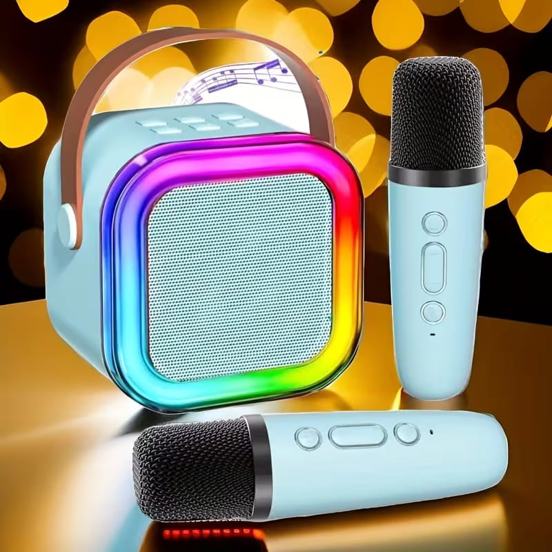 Wireless Bluetooth Karaoke Mic & Speaker Set