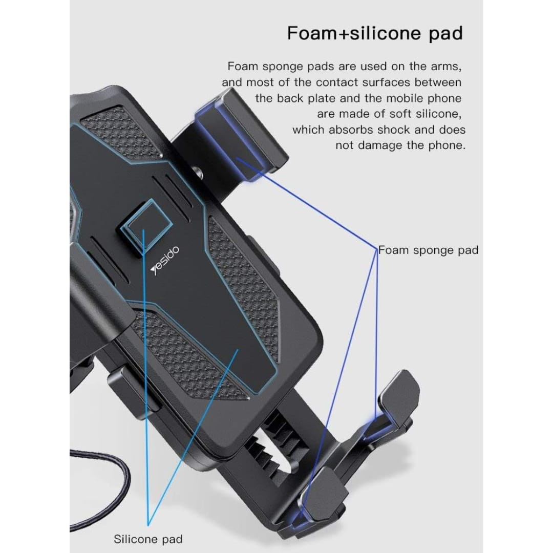 Motorcycle/Bicycle Handlebar Phone Mount